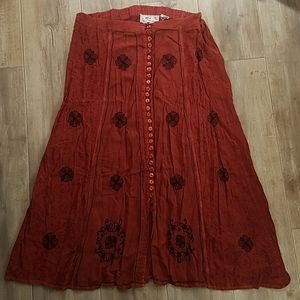 Boho hippie skirt